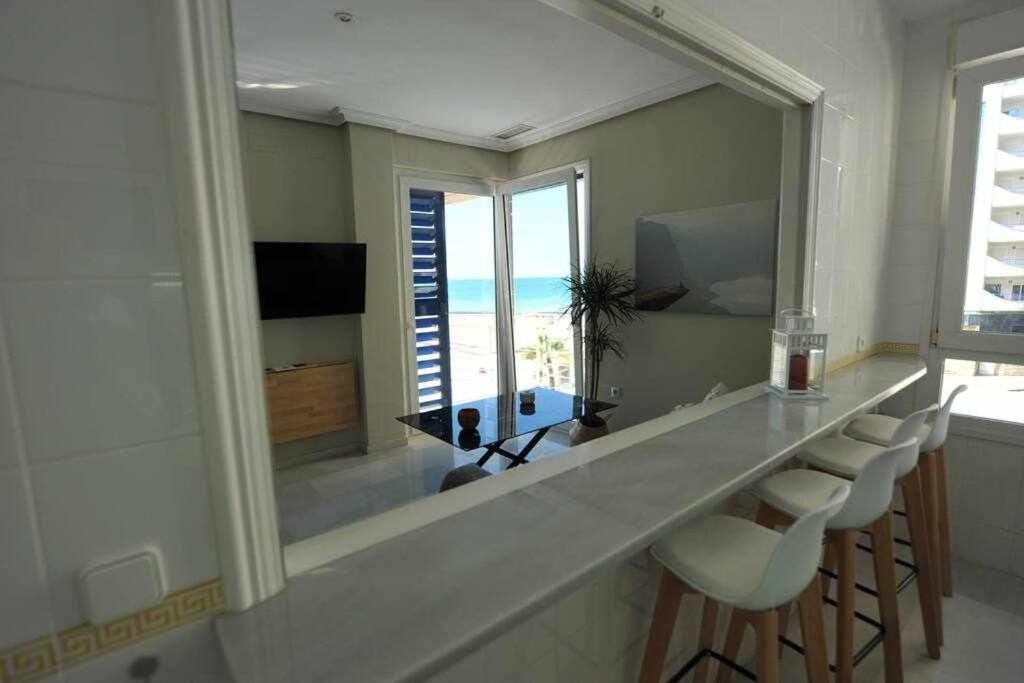 Preciado Apartamento Con Vistas Frontales Al Mar Cadiz Bagian luar foto